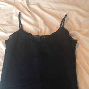 Black tank top